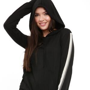 FITKICKS '76 Varsity Hoodie, Black, Small